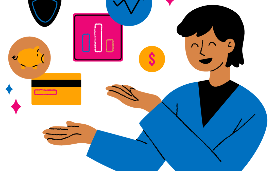 A woman smiling and showing us her diverse ETF portfolio to show how easy investing in etfs for beginners is for South Africans.