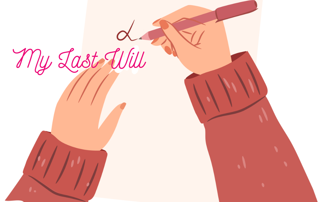 Two hands showing how to write a will in South Africa.